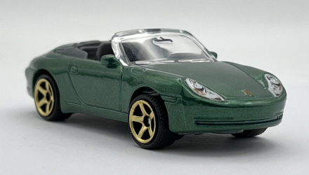 Машинка Велике Місто Matchbox Porsche 911 Carrera Cabriolet Highway 1:64 HFR92 Green - Retromagaz, image 5