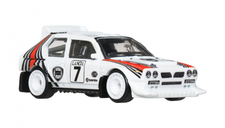 Машинка Premium Hot Wheels Lancia Delta S4 Thrill Climbers 1:64 JKF01 White - Retromagaz, image 2