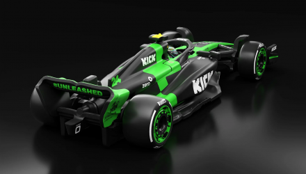 Машинка Premium Hot Wheels KICK Sauber F1 Team (#24) Formula One Collection 1:64 JBM23 Green - Retromagaz, image 2