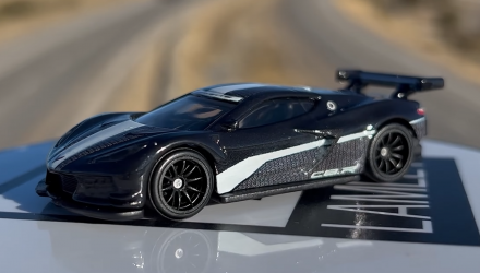 Машинка Premium Hot Wheels Corvette C8.R Chase American Scene 1:64 HCK06 Black - Retromagaz, image 1