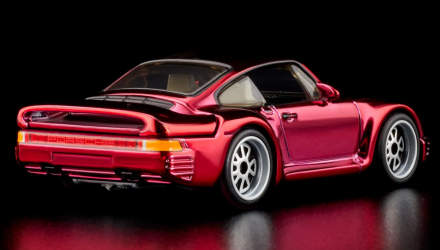 Машинка Premium Hot Wheels Porsche 959 Red Line Club RLC 1:64 HGK85 Dark Red - Retromagaz, image 3