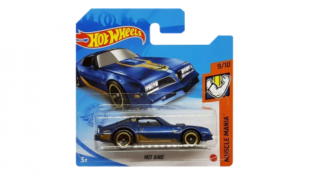 Машинка Базовая Hot Wheels Hot Bird Muscle Mania 1:64 GTB46 Dark Blue - Retromagaz, image 1