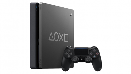 Набор Консоль Sony PlayStation 4 Slim Days of Play Limited Edition 1TB Grey Б/У  + Геймпад Беспроводной DualShock 4 Version 2 Black - Retromagaz, image 1