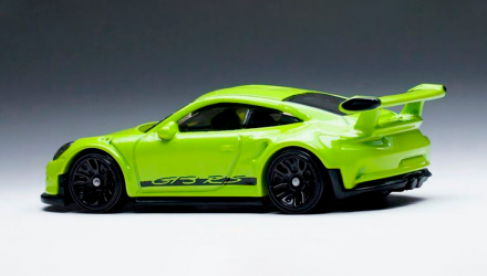 Машинка Базовая Hot Wheels Porsche 911 GT3 RS Nightburnerz 1:64 DTY80 Green - Retromagaz, image 4