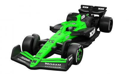 Машинка Premium Hot Wheels KICK Sauber F1 Team (#27 Nico Hülkenberg) 1:64 JKD84 Green - Retromagaz, image 1