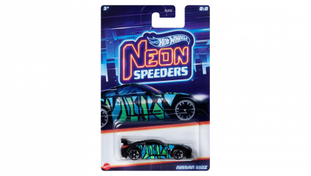 Тематическая Машинка Hot Wheels Nissan 350Z Neon Speeders 1:64 HLH72/HRW74 Black - Retromagaz, image 1