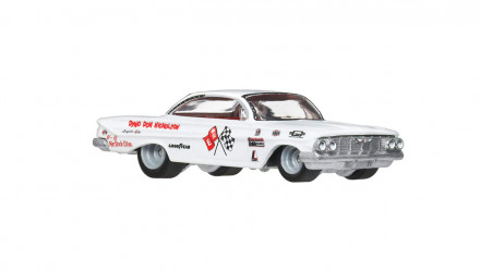 Машинка Premium 2шт Hot Wheels '61 Impala та Horizon Hauler Team Transport 1:64 JHX88 White - Retromagaz, image 6
