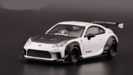 Машинка Premium MINI GT GR86 LB Nation 1:64 MGT00769 White - Retromagaz, image 7