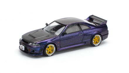 Машинка Premium POP Race NISSAN SKYLINE GT-R R33 NISMO 1:64 PR640256 Purple - Retromagaz, image 1