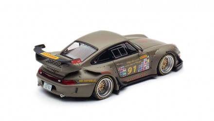 Машинка Premium Ignition Model Porsche Porsche RWB 993 1:64 IG3873 Green - Retromagaz, image 2