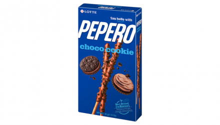 Набір Палочки 6шт Lotte Покі Pepero Choco Cookie з Крихтами Печива 32g - Retromagaz, image 1
