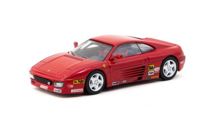 Машинка Premium Tarmac Works Ferrari 348 Challenge Presentation 1:64 T64-082-PRE Red - Retromagaz, image 1