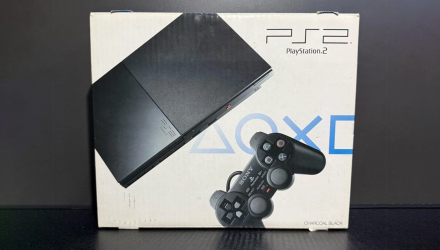 Коробка Sony PlayStation 2 Slim SCPH-9xxx + Тримач Консолі Black Б/У - Retromagaz, image 1
