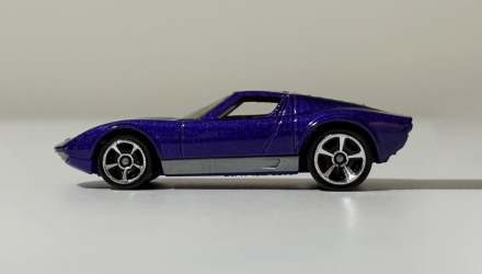 Машинка Базова Hot Wheels `71 Lamborghini Miura SV HW Euro 1:64 JJK54 Purple - Retromagaz, image 3