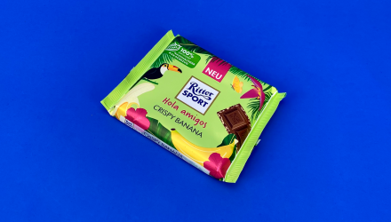 Шоколад Молочний Ritter Sport Crispy Banana 100g - Retromagaz, image 1