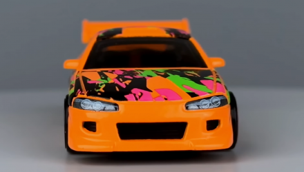 Тематична Машинка Hot Wheels '95 Mitsubishi Eclipse Neon Speeders 1:64 HLH72/HRW71 Orange - Retromagaz, image 5