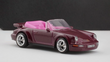 Машинка Базовая Hot Wheels Porsche 911 Turbo Cabriolet Then and Now 1:64 HYW37 Pink - Retromagaz, image 1