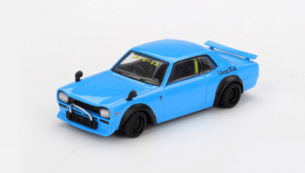 Машинка Premium MINI GT Nissan LB Works HAKOSUKA 1:64 MGT01169-BL Blue - Retromagaz, image 1