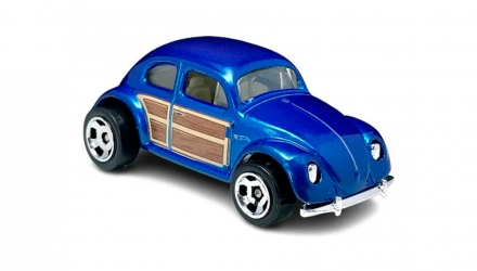 Машинка Базова Hot Wheels Volkswagen Beetle Compact Kings 1:64 HCV26 Blue - Retromagaz, image 3