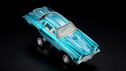 Машинка Premium Hot Wheels 1975 Chevrolet Monte Carlo Red Line Club RLC 1:64 HWF19 Teal - Retromagaz, image 7