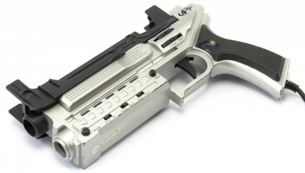 Пистолет Проводной 4Gamers PlayStation 2 SPC021 Ballistic Light Gun Controller Silver 1.5m Б/У image_3 Пистолет Проводной 4Gamers PlayStation 2 SPC021 Ballistic Light Gun Controller Silver 1.5m Б/У - Retromagaz, image 3