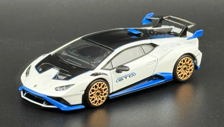 Машинка Premium MINI GT Lamborghini Huracán STO Bianco Asopo 1:64 MGT00788-BL White - Retromagaz, image 1