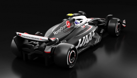 Машинка Premium Hot Wheels MoneyGram Haas F1 Team - VF-24 (#27) Formula One 1:64 JBM22 Black - Retromagaz, image 2