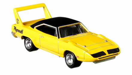 Машинка Premium Hot Wheels '70 Plymouth Superbird Boulevard 1:64 GRM06 Yellow - Retromagaz, image 5