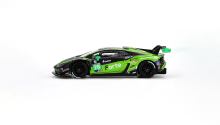 Машинка Premium MINI GT Lamborghini Huracán GT3 EVO2 #78 Forte Racing 2024 IMSA Daytona 24 Hrs 1:64 MGT01062 White - Retromagaz, image 3