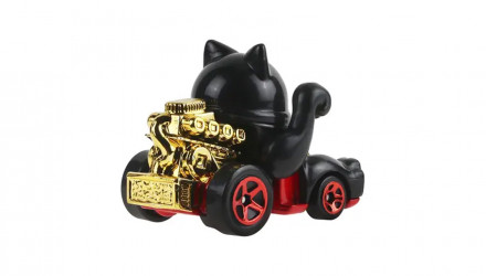 Машинка Базовая Hot Wheels Feline Lucky Experimotors 1:64 JJL72 Black - Retromagaz, image 2