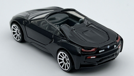 Машинка Базова Hot Wheels BMW i8 Roadster Roadsters 1:64 HKK13 Black - Retromagaz, image 6