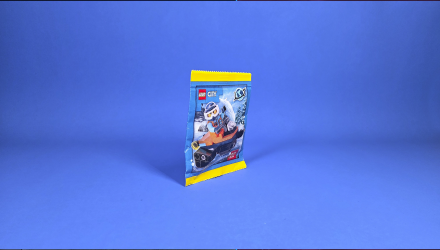 Конструктор Lego Фігурка Arctic Explorer with Snowmobile Paper Bag City 952512 cty1938 Новий - Retromagaz, image 2