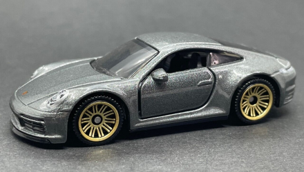 Тематическая Машинка Matchbox Porsche 911 Carrera 4S Moving Parts 1:64 FWD28/HLG22 Grey - Retromagaz, image 2