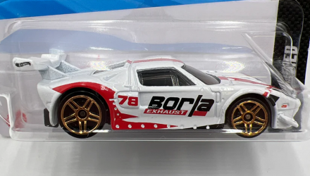 Машинка Базова Hot Wheels Ford GT Borla Modified 1:64 HYY92 White - Retromagaz, image 1