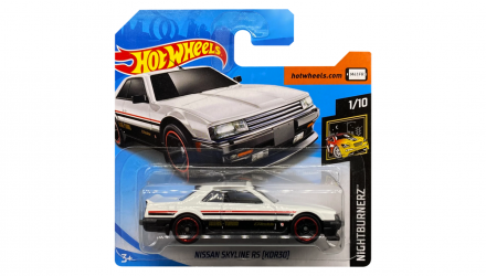 Машинка Базова Hot Wheels Nissan Skyline RS (KDR30) Nightburnerz 1:64 FYD11 White - Retromagaz, image 1