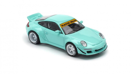 Машинка Premium POP Race RWB 997 TIFFANY 1:64 PR640237 Blue - Retromagaz, image 1