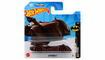 Машинка Базова Hot Wheels DC Batmobile Batman 1:64 HKG98 Dark Red - Retromagaz, image 1