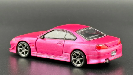 Машинка Premium Tarmac Works VERTEX Nissan Silvia S15 GLOBAL64 1:64 T64G-023-PI Pink - Retromagaz, image 3