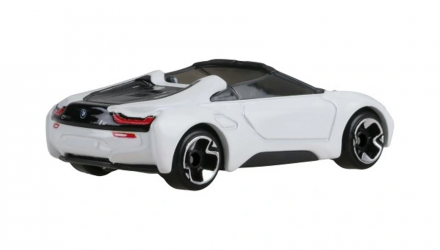 Тематическая Машинка Hot Wheels BMW i8 Roadster Hybrid Speed 1:64 JCB76 White - Retromagaz, image 2