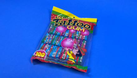 Набор Жевательная Резинка 100шт Crazy Tattoo Gum 2,5g - Retromagaz, image 6