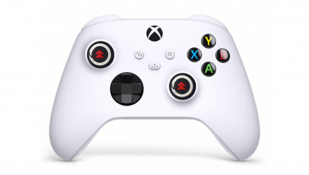 Накладки на Стики 2шт RMC Ghost of Tsushima PlayStation 5 4 3 2 1 Xbox Series One 360 Switch 2 Black - Retromagaz, image 2