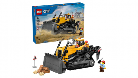 Конструктор Lego Жовтий Бульдозер City 60466 Новий - Retromagaz, image 1