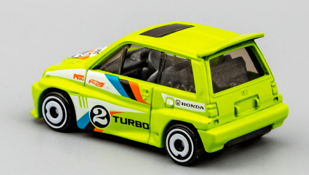 Машинка Базовая Hot Wheels '85 Honda City Turbo II Turbo 1:64 HCV25 Green - Retromagaz, image 3