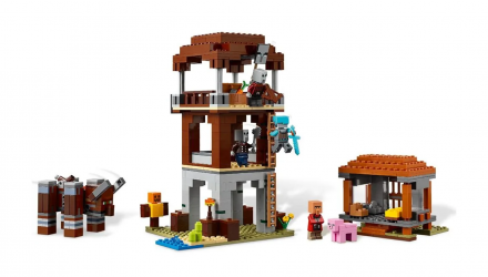 Конструктор Lego Аванпост Hозбійників та Cпустошувач Minecraft 21278 Новий - Retromagaz, image 3