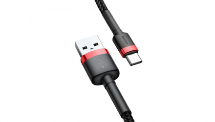 Кабель Baseus Cafule Cable Black/Red USB 2.0 - USB Type-C 1m - Retromagaz, image 3