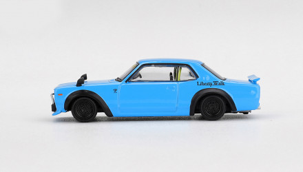 Машинка Premium MINI GT Nissan LB Works HAKOSUKA 1:64 MGT01169-BL Blue - Retromagaz, image 4