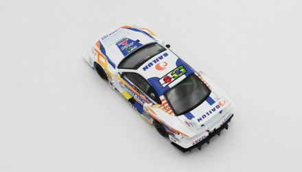 Машинка Premium MINI GT Nissan LB-Super Silhouette S15 SILVIA #555 2023 Formula Drift Japan 1:64 MGT00895 White - Retromagaz, image 4