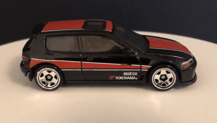 Тематична Машинка Hot Wheels '92 Honda Civic EG '90s Street Scene 1:64 JCB56 Black - Retromagaz, image 3