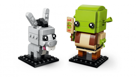 Конструктор Lego Shrek, Donkey & Gingy Figures BrickHeadz 40923 Новый - Retromagaz, image 3
