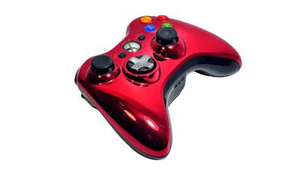 Геймпад Бездротовий Microsoft Xbox 360 Chrome Series Red Б/У - Retromagaz, image 3